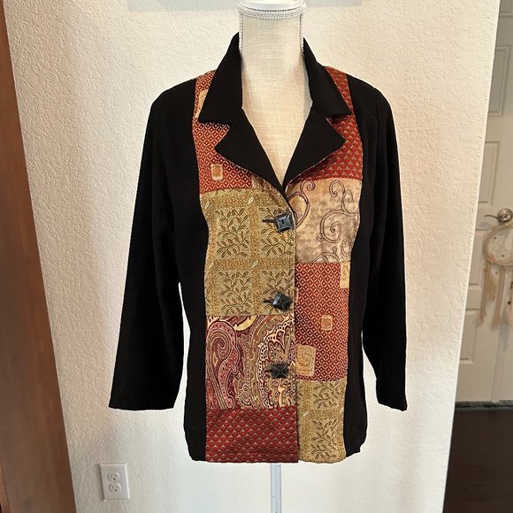 ALEX KIM Mixed Brocade Jacket - Medium - Picture 11 of 11